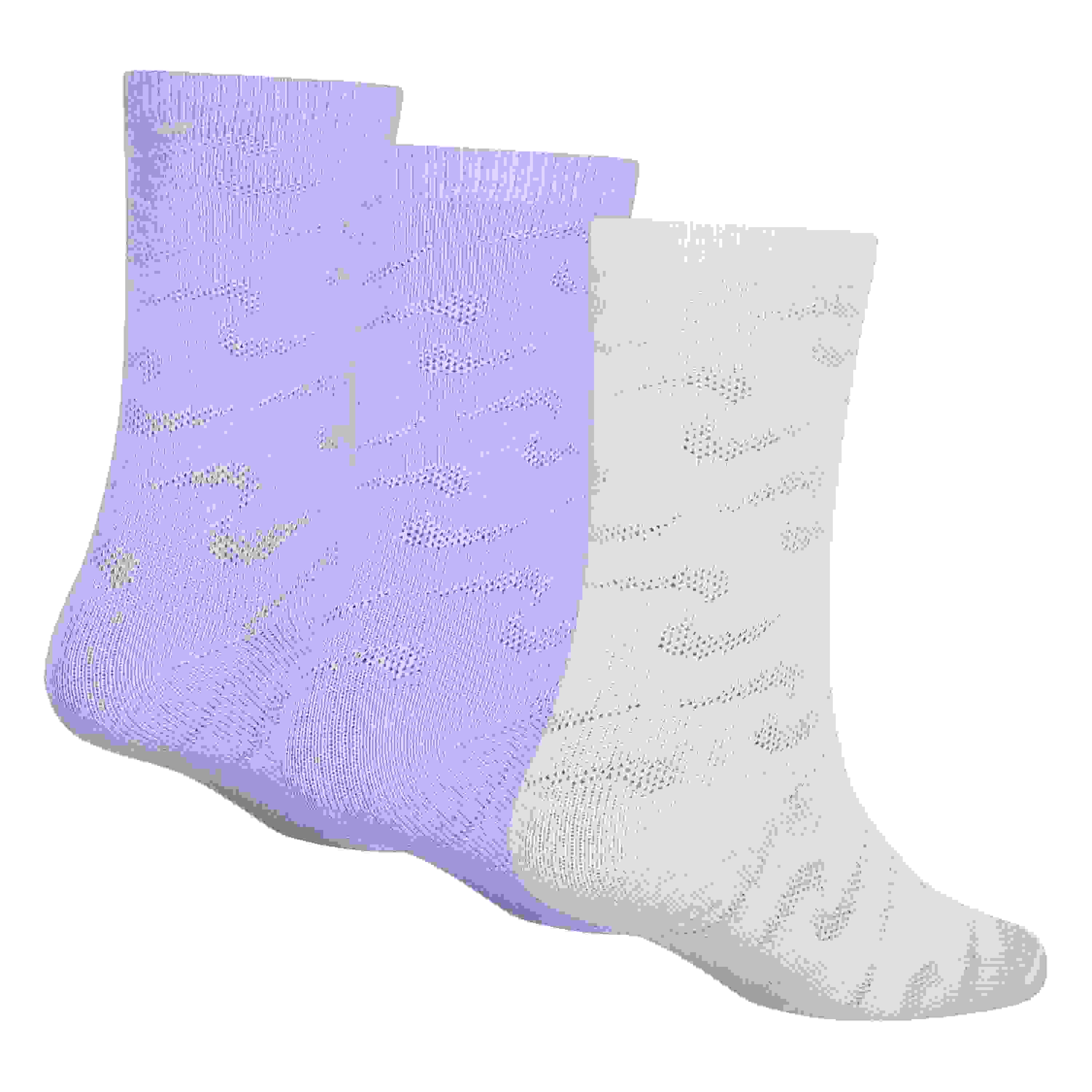 Nike Swoosh 3-Pack Big Girls' Multi-Color Crew Socks